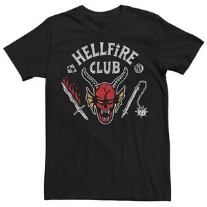 Netflix Stranger Things Graphic T-Shirt X-Large HellFire Club Sci-Fi 0005